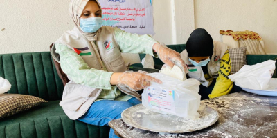 بدعم كردستاني.. "إجديدة الخيرية" تنفذ مبادرة "سنابل كردية" بمخيم الأصدقاء بغزة